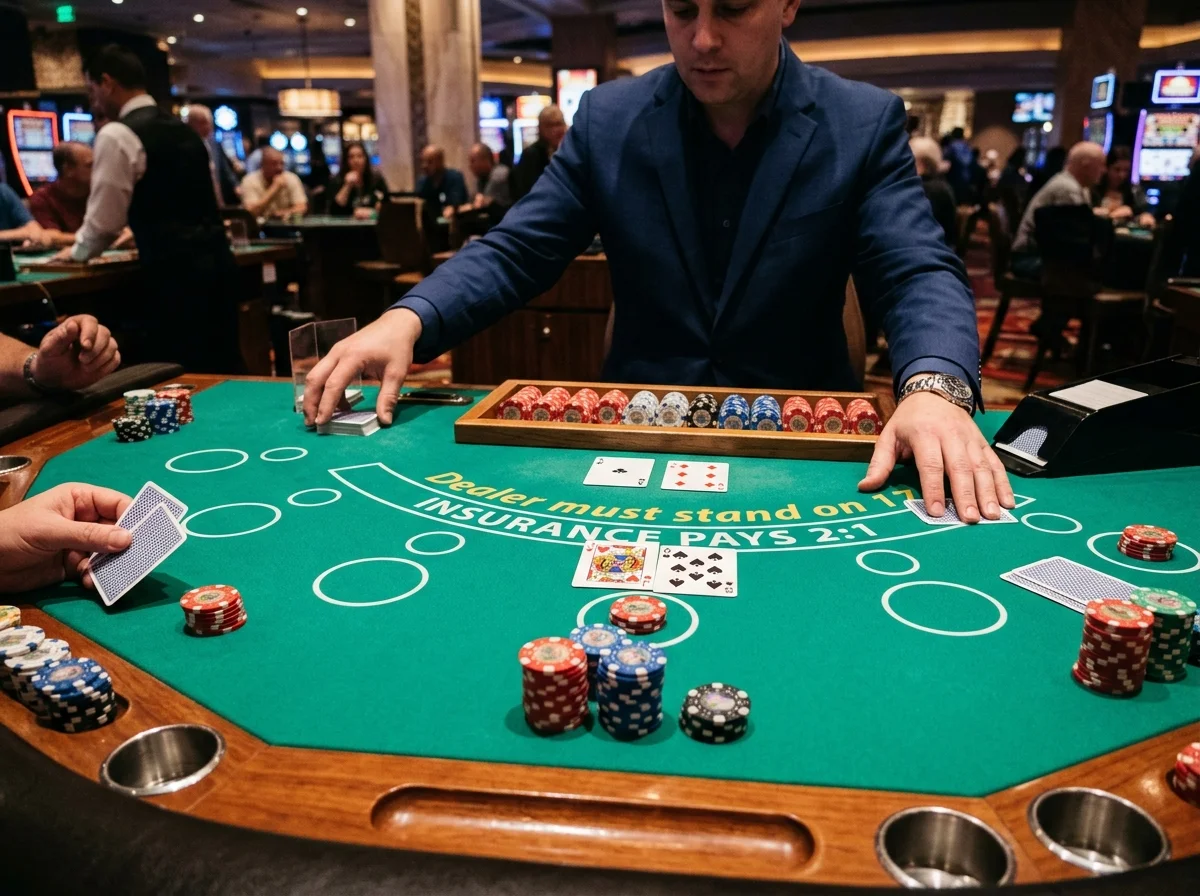 Blackjack sur casino Olympe