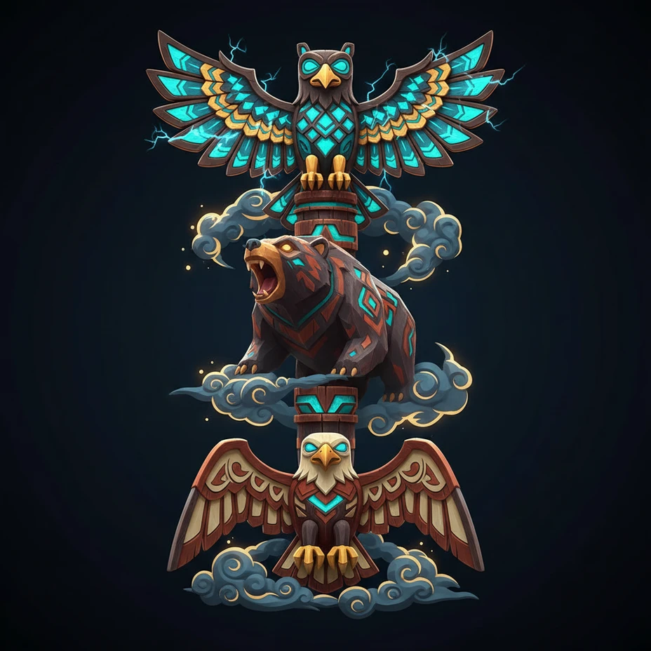 Turning Totems sur Olympe